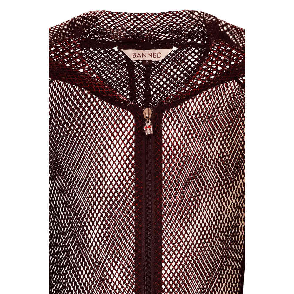 Banned - Liora Veste zip Ã  capuche - Rouge